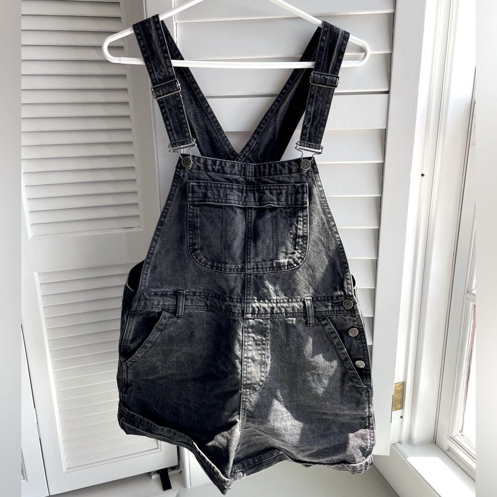 TOPSHOP overall dungaree shorts